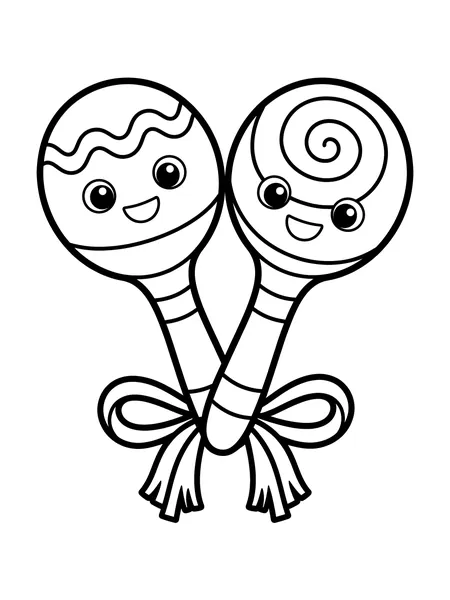 Folk Art Maracas