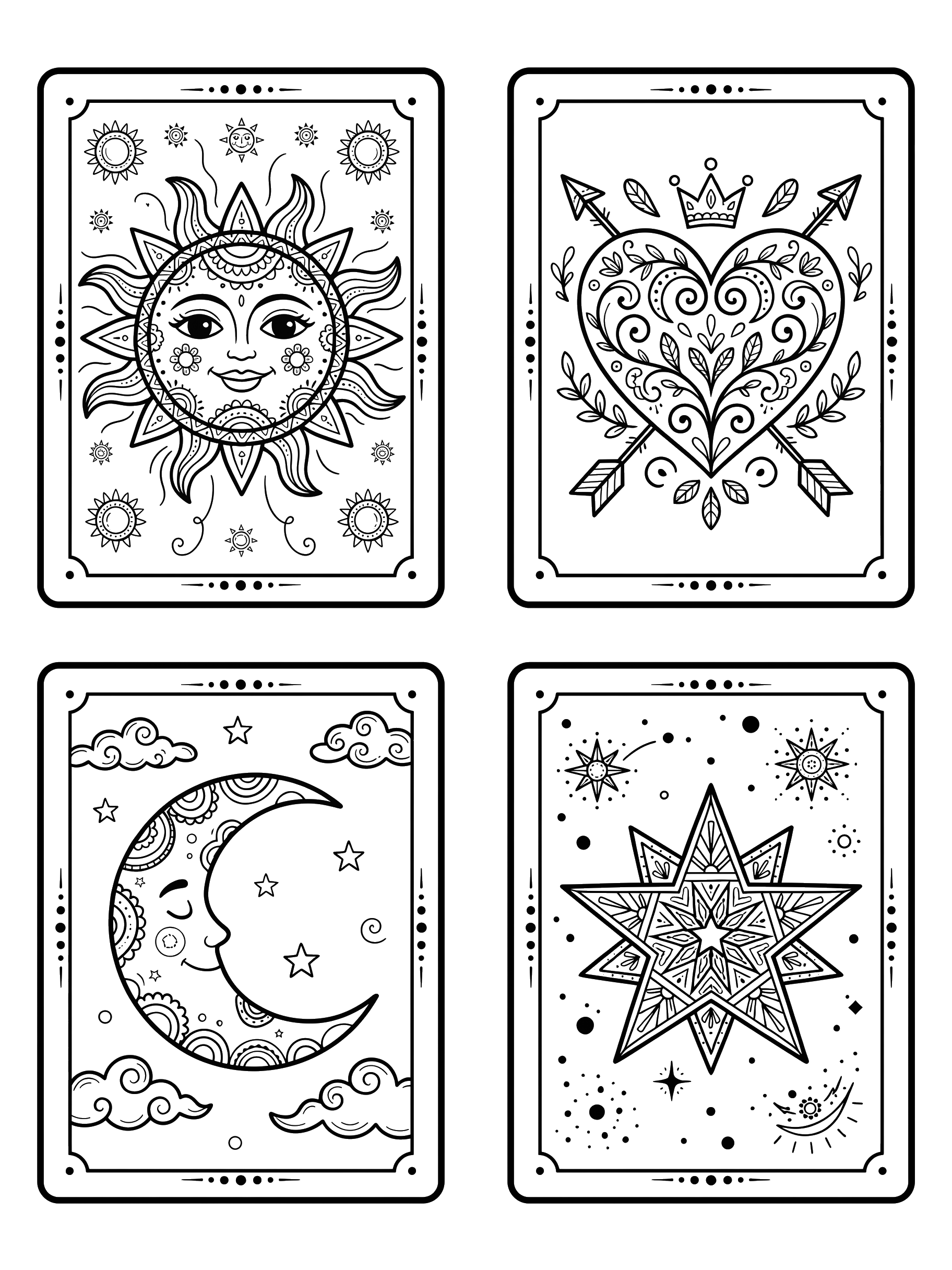 Lotería Cards coloring page