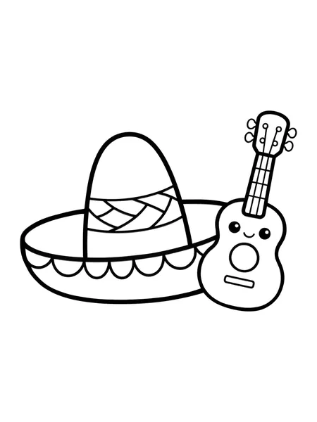 Sombrero and Little Guitar