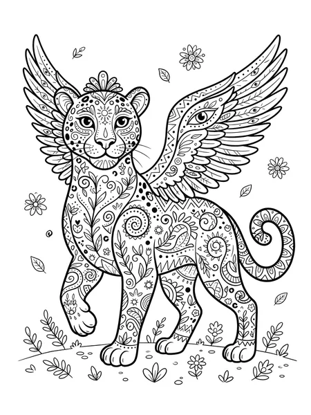 Winged Alebrije Jaguar