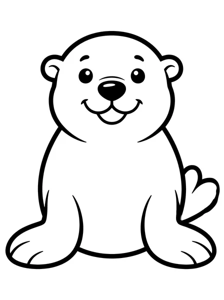 Cute Baby Seal