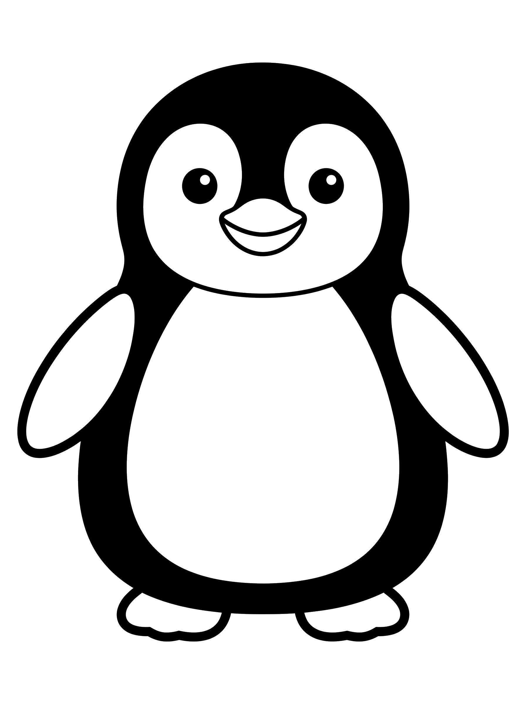 Baby Penguin coloring page