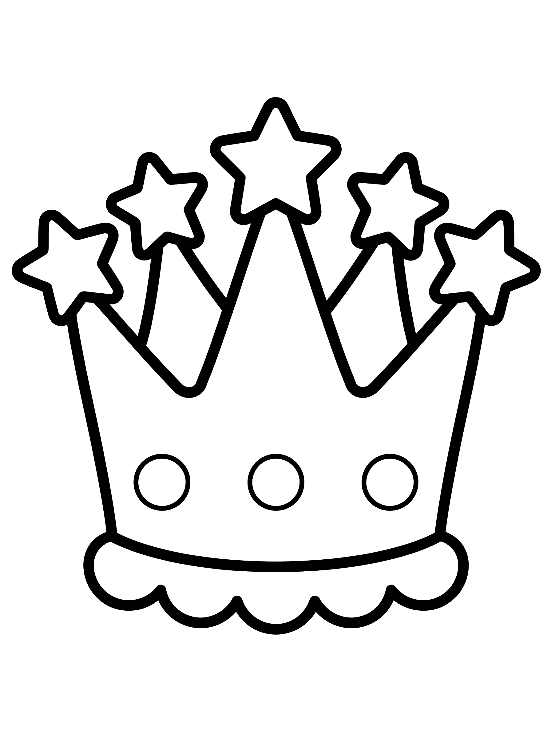 Birthday Crown coloring page