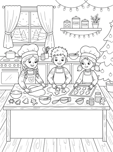 Baking Christmas Cookies