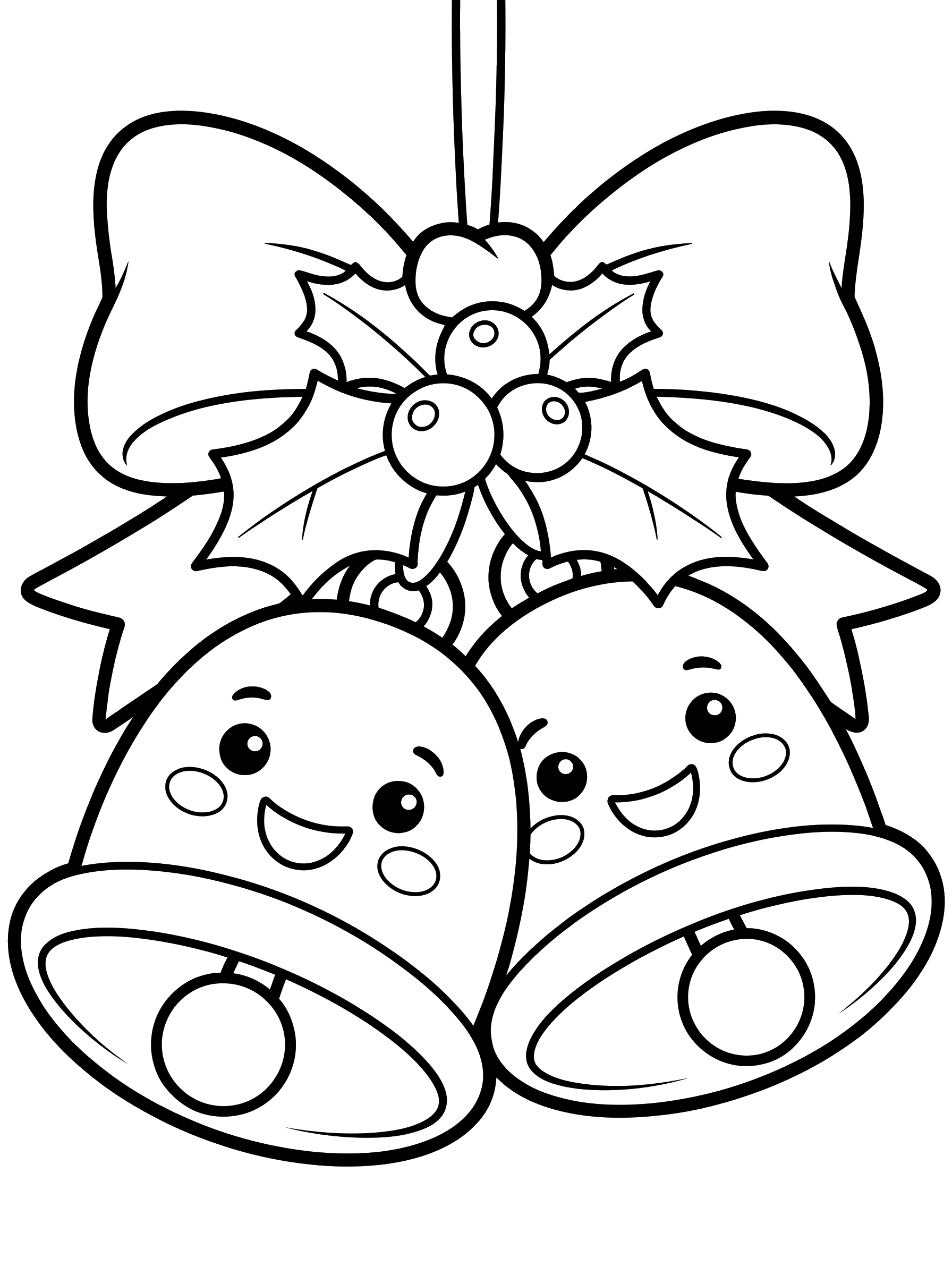 Christmas Bells coloring page