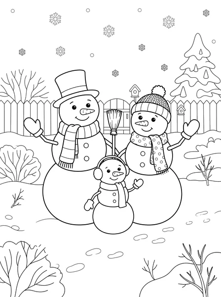 Snowman Family