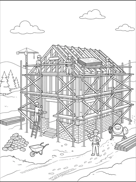 House Under Construction