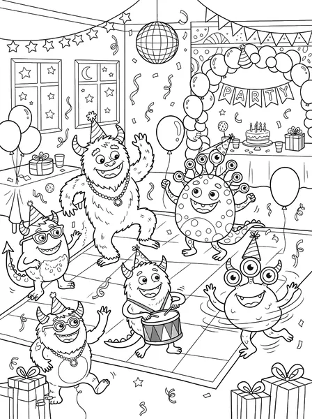 Cute Monster Party