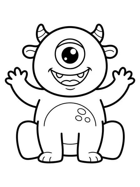 Cute One-Eyed Monster