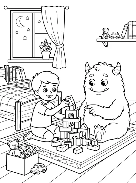 Kid and Monster Playtime