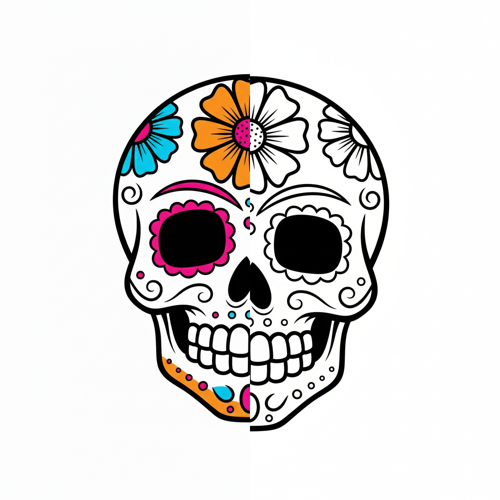 Calaverita Sonriente Simple