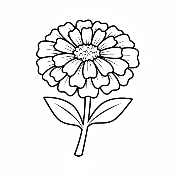 Giant Marigold Flower