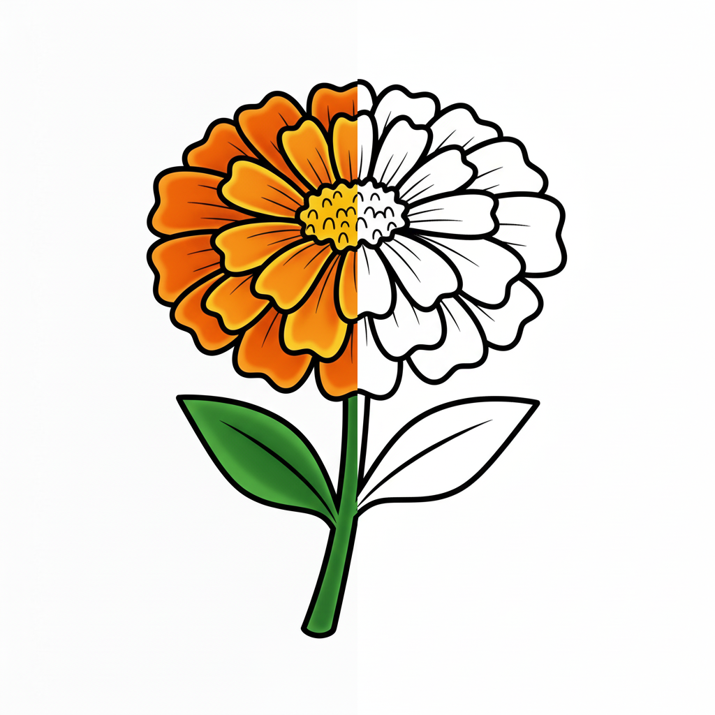 Flor de Cempasúchil Gigante
