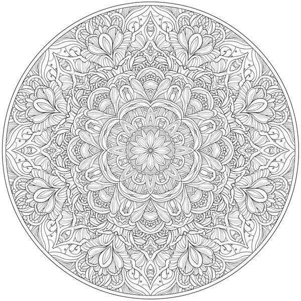 Marigold and Copal Mandala