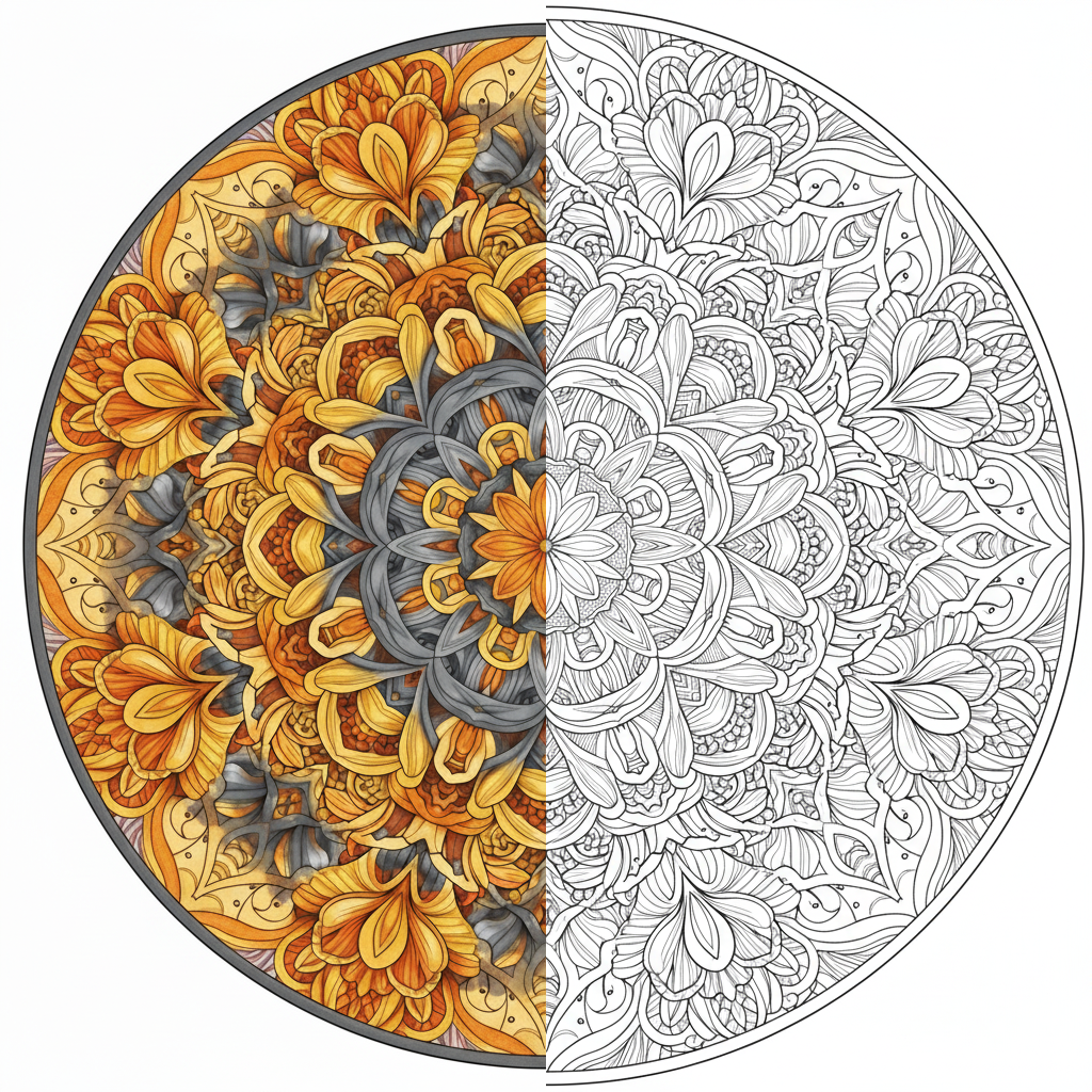 Mandala de Cempasúchil y Copal