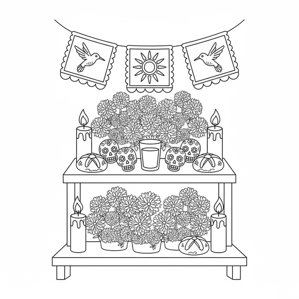 Two-Tier Ofrenda