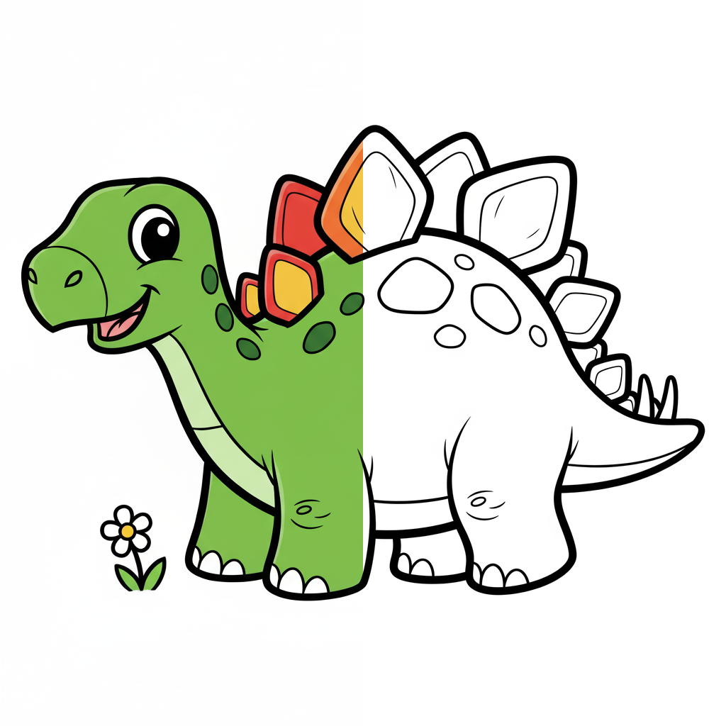 Estegosaurio con Placas