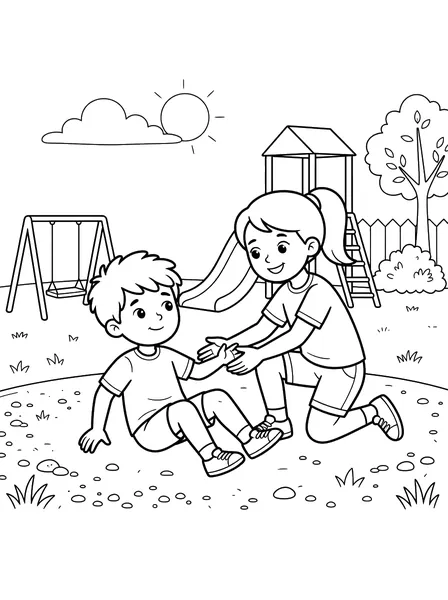 Helping a Friend Who Fell