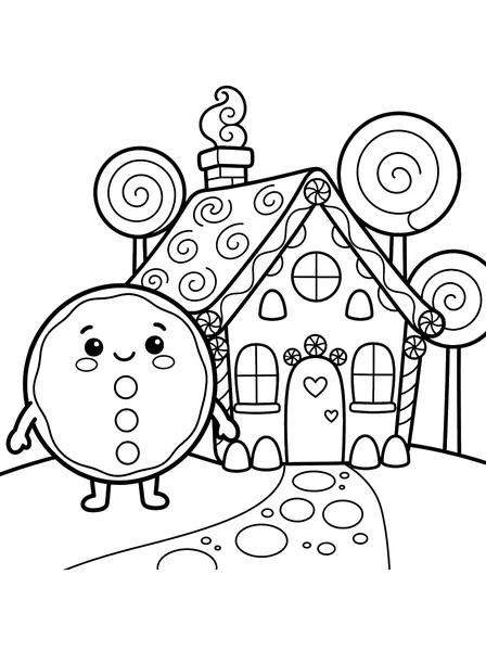 Cookie Friend and Candy House