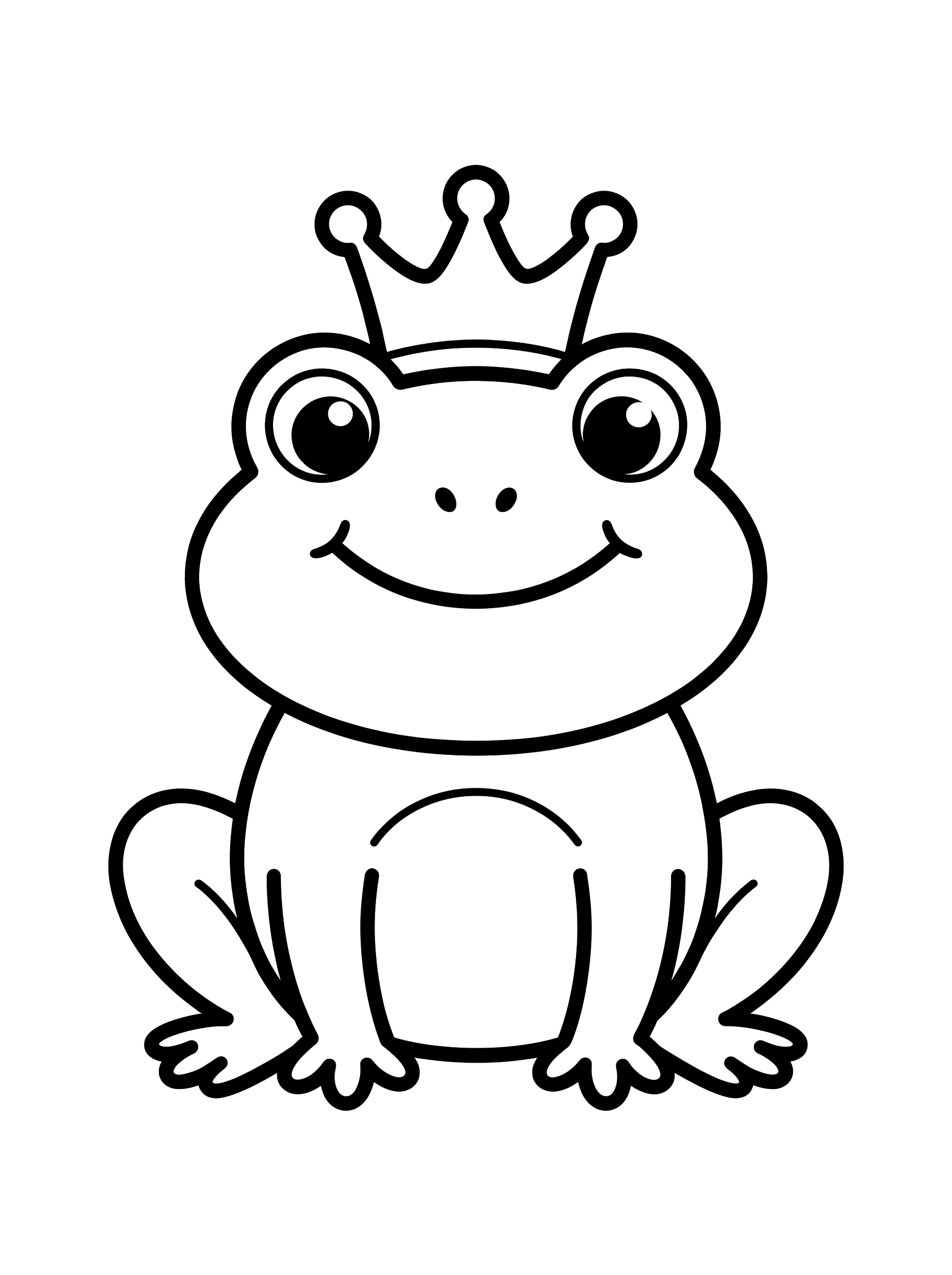 Frog Prince coloring page