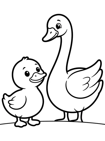 Little Duckling and the Swan
