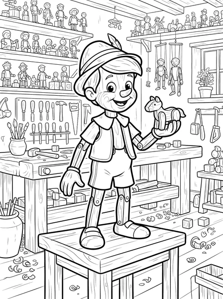 Wooden Puppet Boy