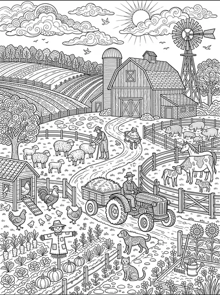 Busy Farm Day