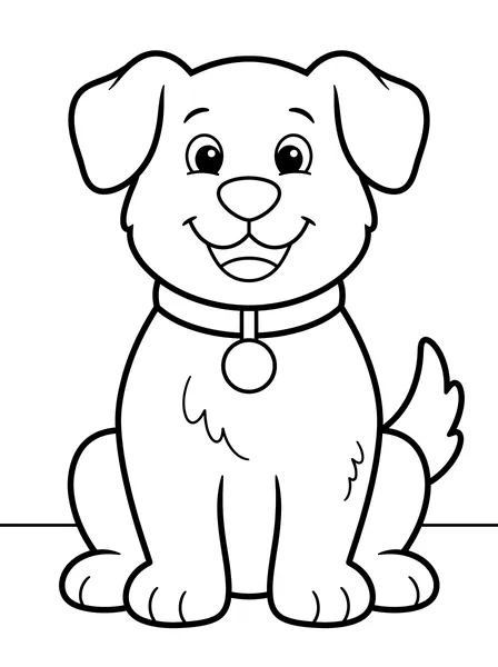 Friendly Farm Dog