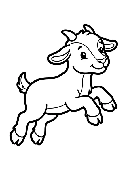 Jumping Baby Goat