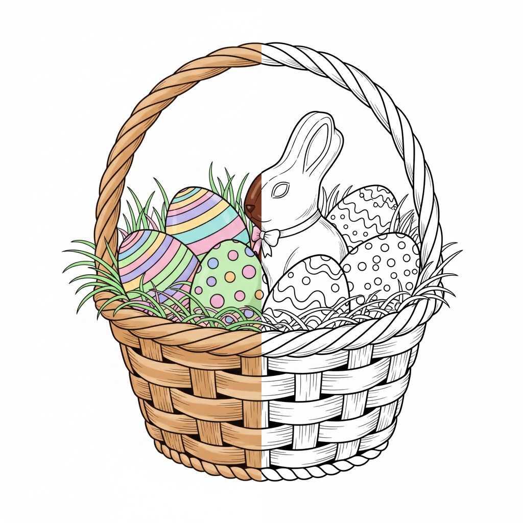 Canasta de Pascua Llena