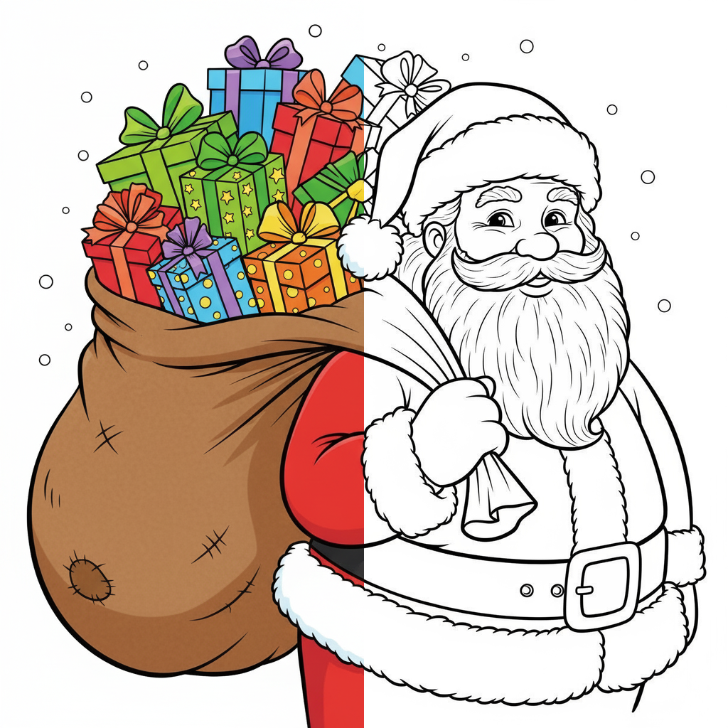 Santa Claus con Regalos
