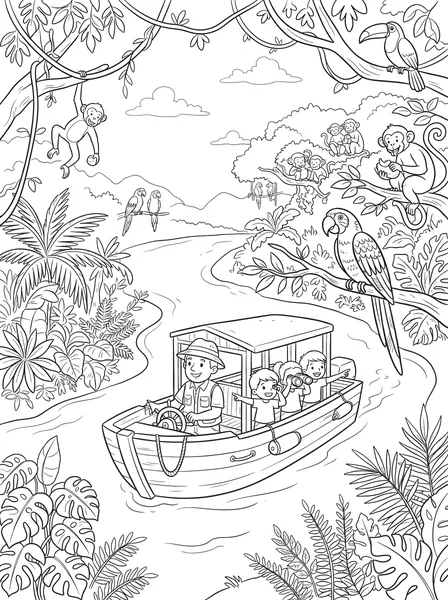 Jungle River Boat