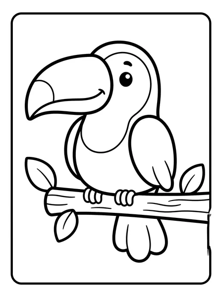 Toucan on a Branch