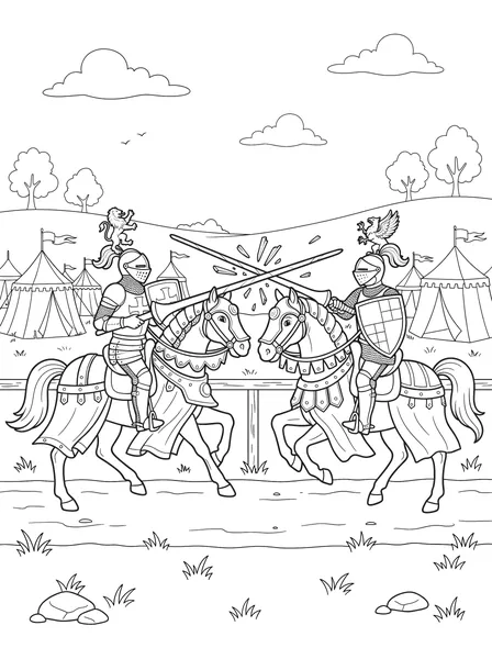 Knights Jousting