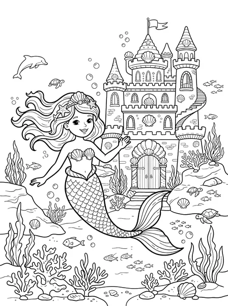 Mermaid and the Underwater Castle