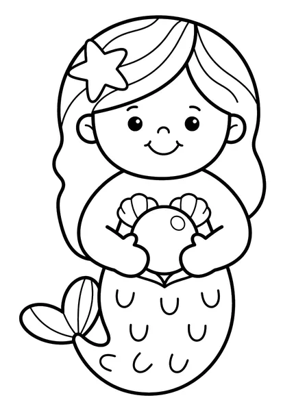 Mermaid with a Shiny Pearl