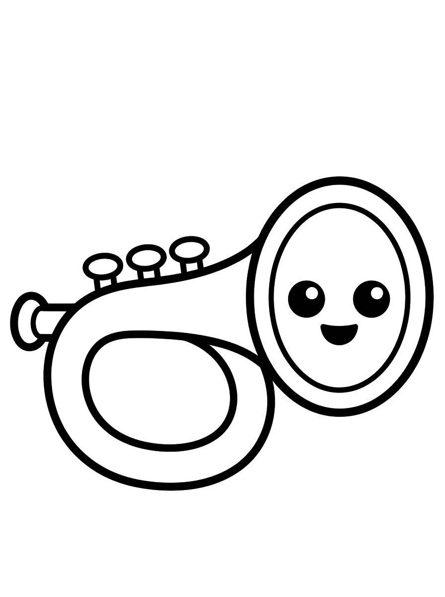 Little Trumpet coloring page