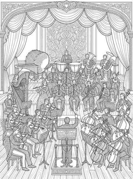 Orchestra on Stage
