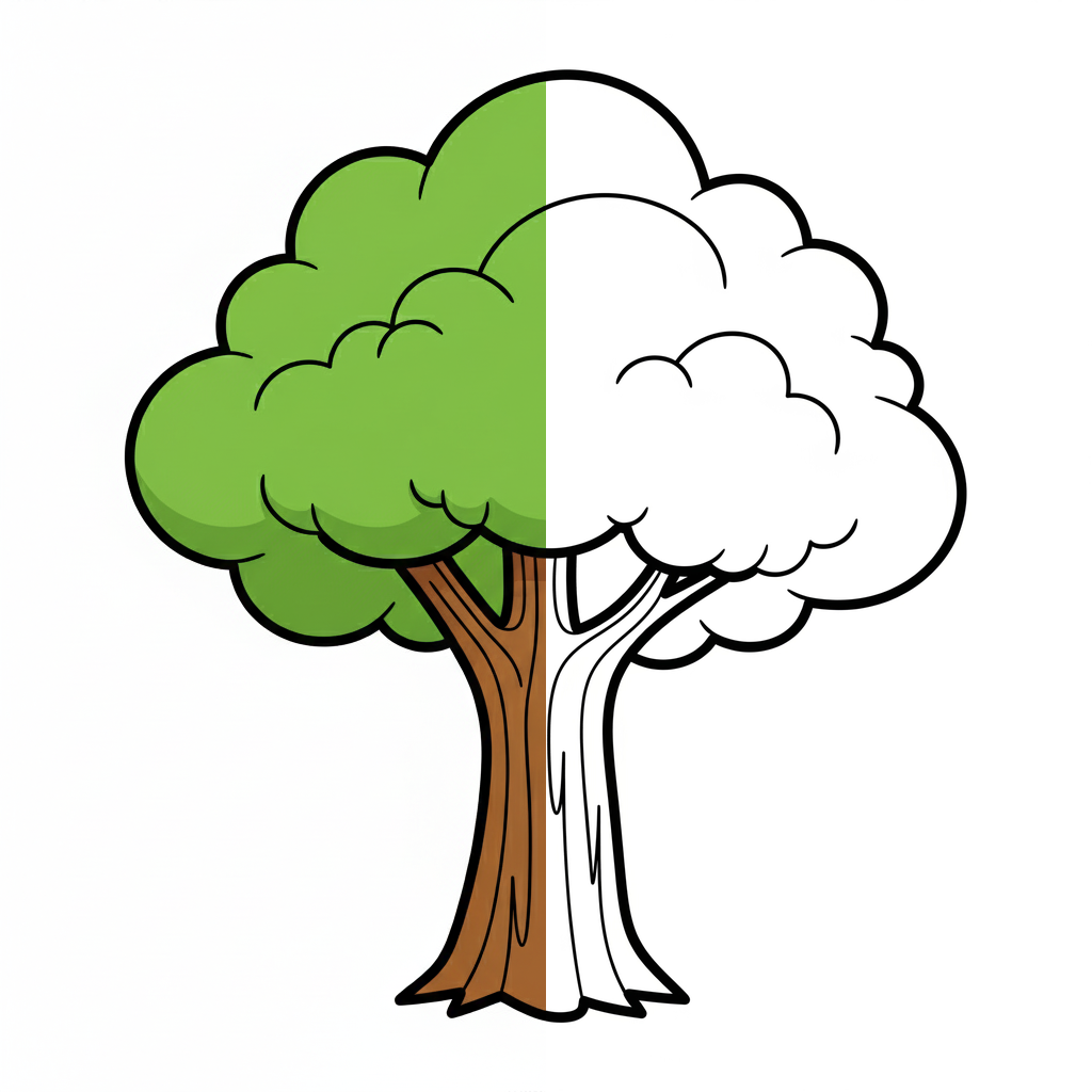 Árbol Frondoso Simple