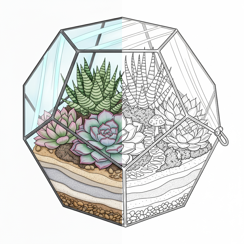 Terrario de Suculentas