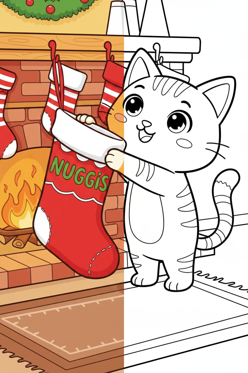 La Calceta Navideña de Nuggis