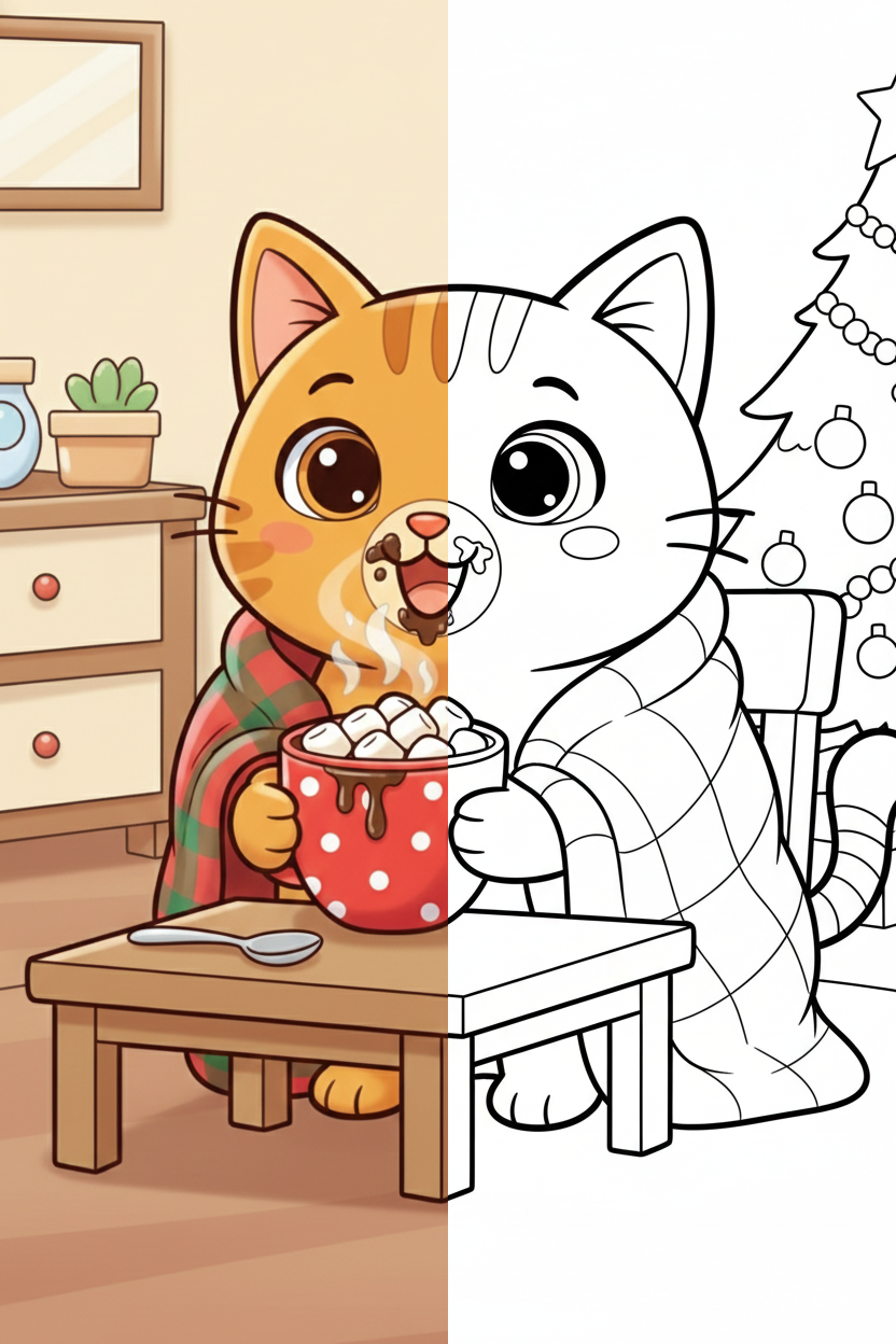 Nuggis y el Chocolate Caliente