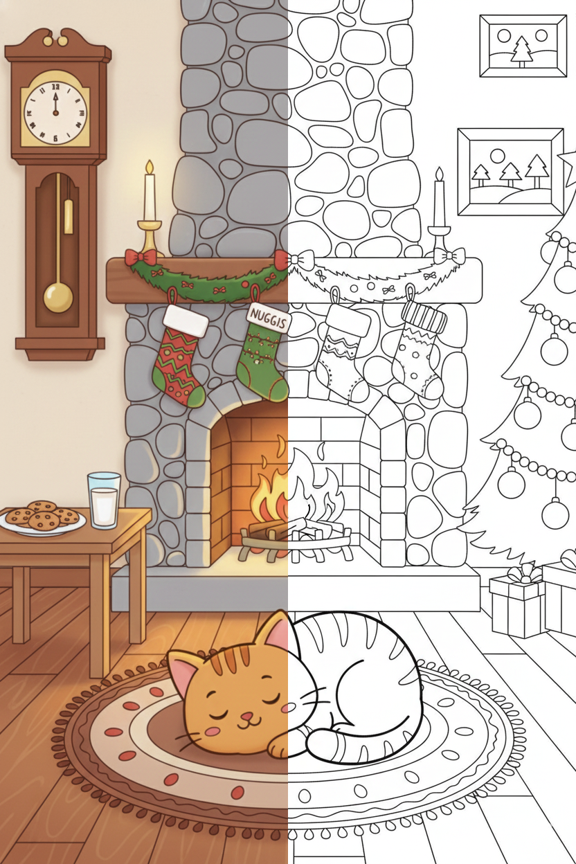 Nuggis Esperando a Santa