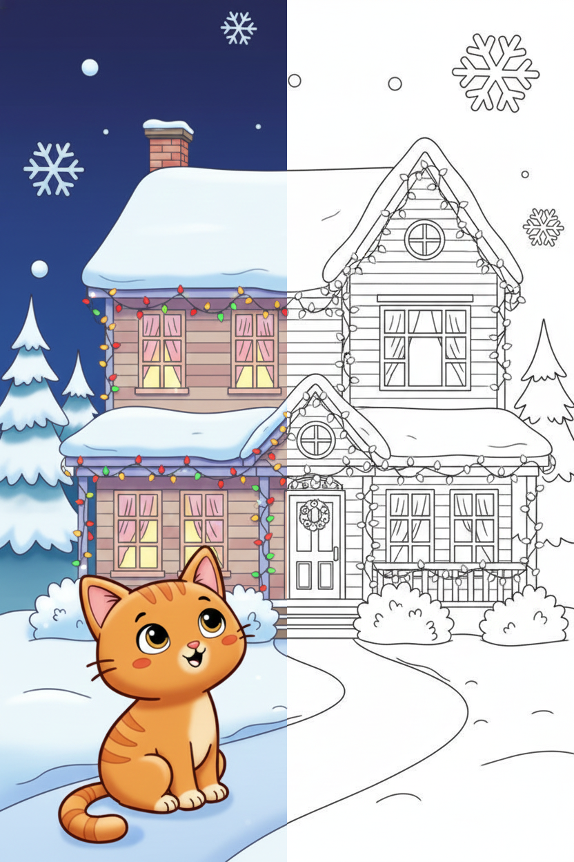 Nuggis y las Luces Navideñas