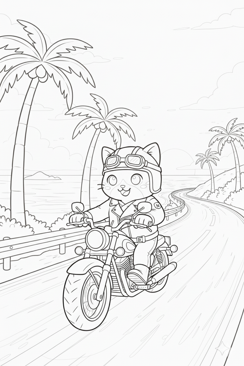 Nuggis en Motocicleta