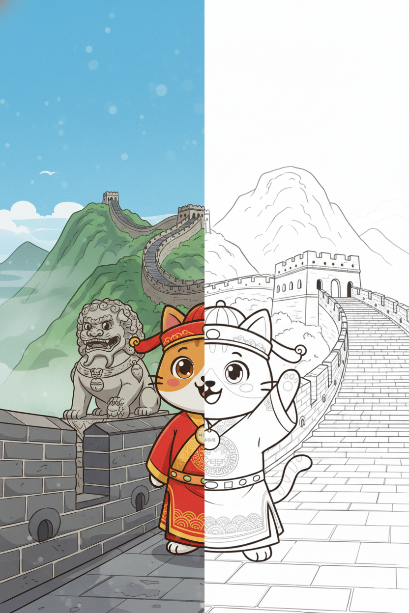 Nuggis en la Muralla China