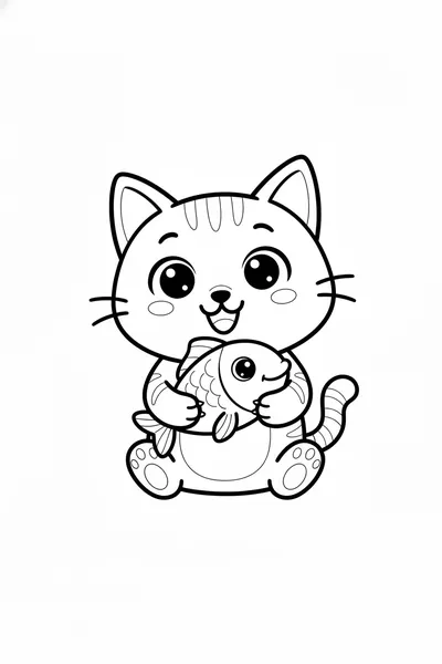 Nuggis with his friend the fish