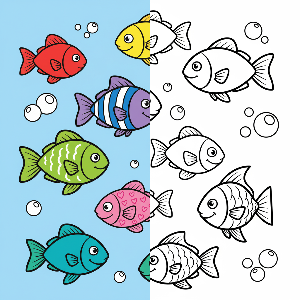 Diez Peces para Contar