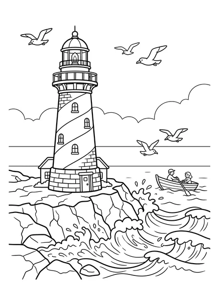 Lighthouse by the Sea