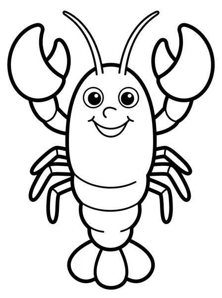 Little Lobster coloring page